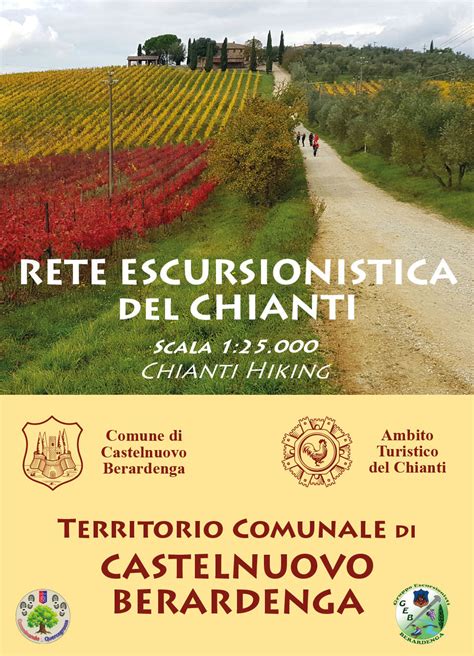 Rete Escursionistica del Chianti - Castelnuovo Berardenga Map by D.R.E ...