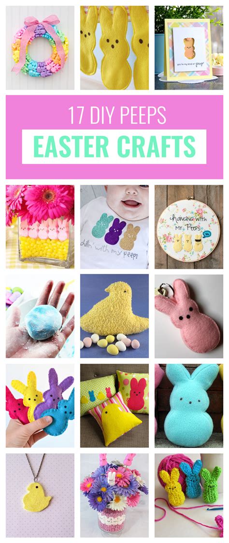 17 DIY Peeps Crafts for Easter - Mom Spark