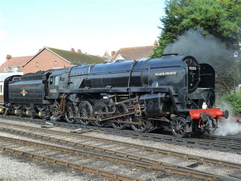 British Railways 9F locomotive 'Black Prince' | Steam engine trains ...