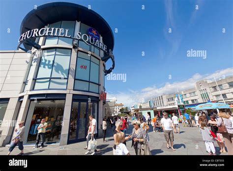 Churchill Square Shopping Centre in downtown Brighton, England Stock ...