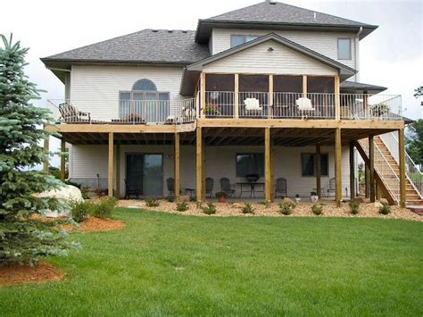 walkout basement, deck | New single family homes and custom remodeling ...