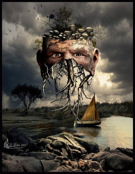 Face Your Roots Surreal Digital Art Print by ArtByResolution, $55.00 | Surrealism photography ...