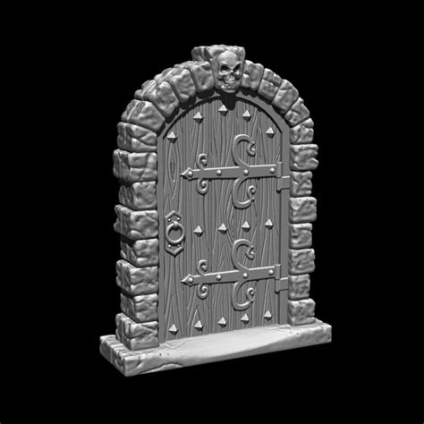 3D Printable LegendGames Dungeon Door by Legend Games