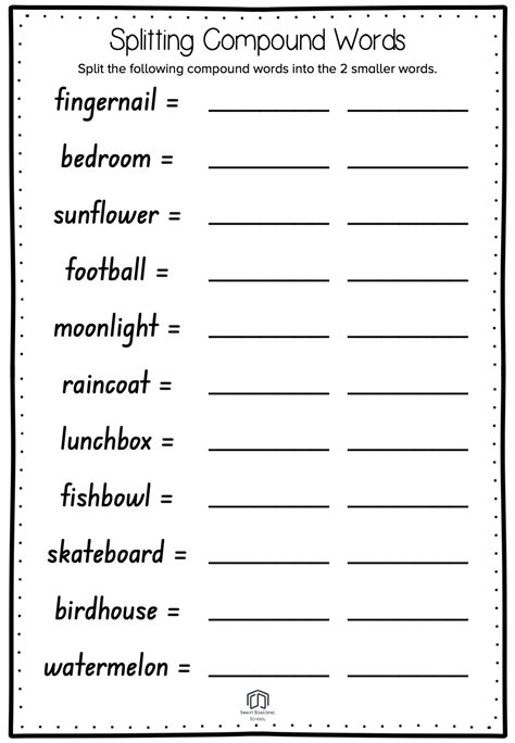 Compound Words Worksheets