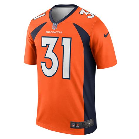 Men's Denver Broncos Justin Simmons Nike Orange Legend Jersey