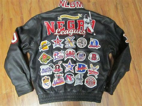 Negro League Baseball Commemorative Leather Jacket LEATHER JACKET ...