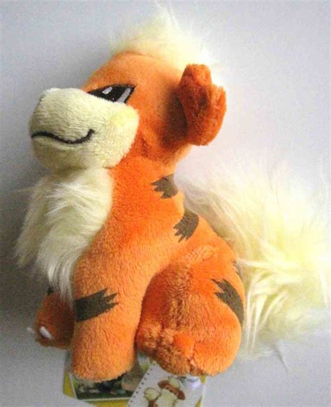 Pokemon Center 2010 Growlithe Canvas Series Plush Toy