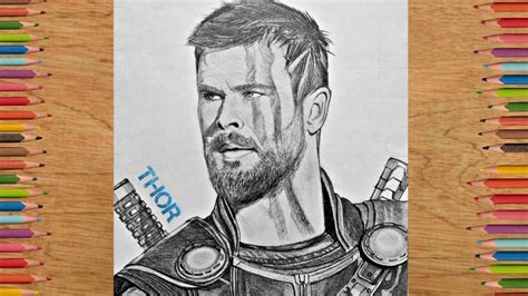 Details more than 72 pencil sketch of thor latest - seven.edu.vn