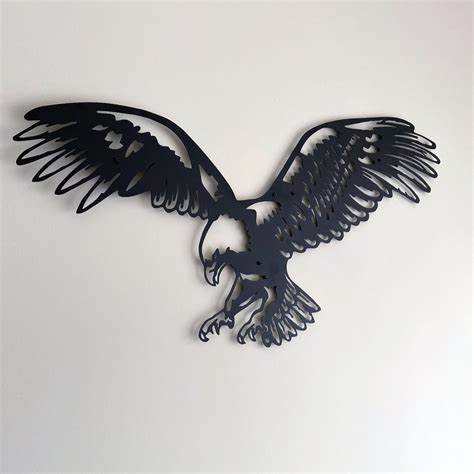 Large Metal Eagle Wall Art Eagle Wall Decor Metal Wall Art - Etsy