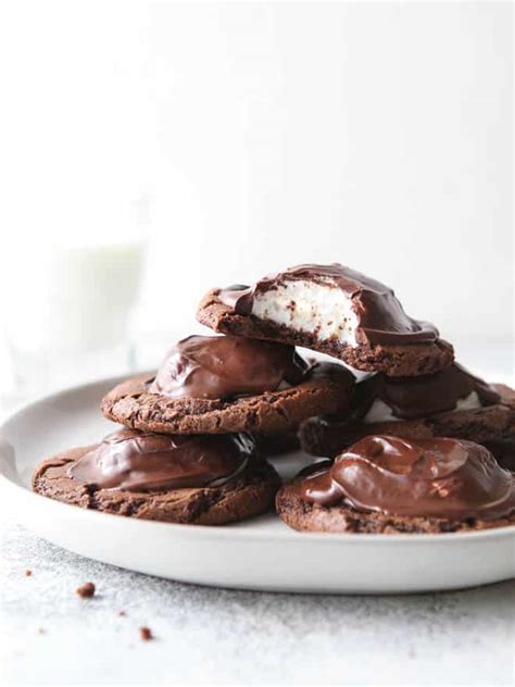 Chocolate Marshmallow Cookies - Completely Delicious