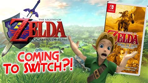 Legend Of Zelda Ocarina Of Time Coming To Nintendo Switch? Zelda Aniversary Collection Remasters ...