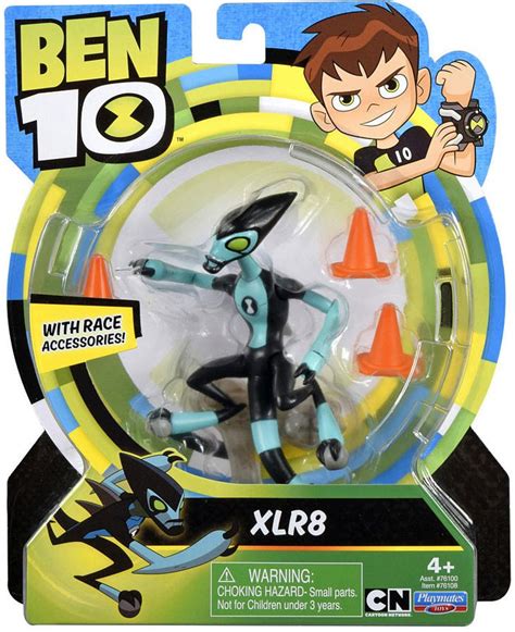 Ben 10 Basic XLR8 5 Action Figure Race Accessories Playmates - ToyWiz