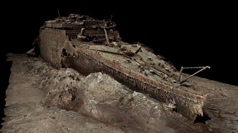 Titanic Wreckage 2023 - A 3D Scan Of The Bow Of The Ship (700,000 photos) - YouTube