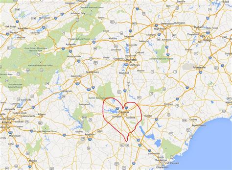 Buford South Carolina Map - World Of Light Map