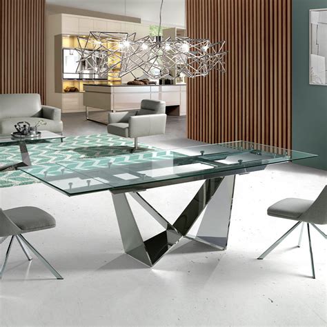 Mesa de comedor contemporánea - 1027 - Angel Cerdá - de vidrio templado ...