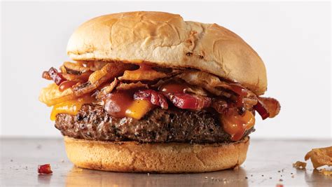 BBQ & Bacon Brisket Burger with Candied Bacon – Omaha Steaks