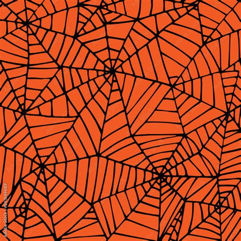 Halloween spider web wallpaper, hand drawn, background, print, art ...