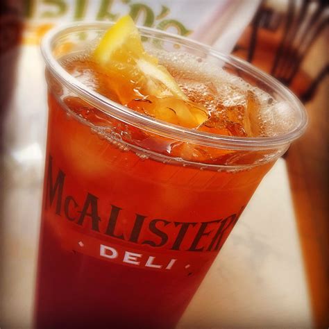 Free Tea at McAlister's Deli - Social Media Photography