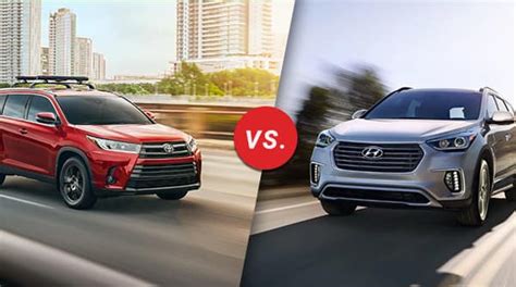 Comparison: 2019 Toyota Highlander vs 2019 Hyundai Santa Fe XL | Longo ...