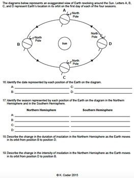 Earth Space Science Worksheets