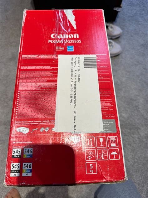 CANON Pixma MG2550s All in One Colour Printer Print Copy Scan NO Inks 4960999976105 | eBay