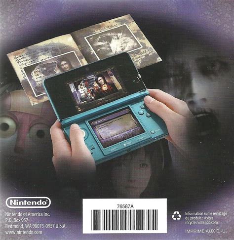 Spirit Camera: The Cursed Memoir (2012) Nintendo 3DS box cover art ...