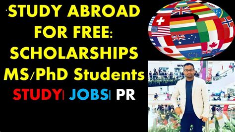 HOW TO STUDY ABROAD FOR FREE: SCHOLARSHIPS for MS/PhD | STUDY IN ABROAD ...