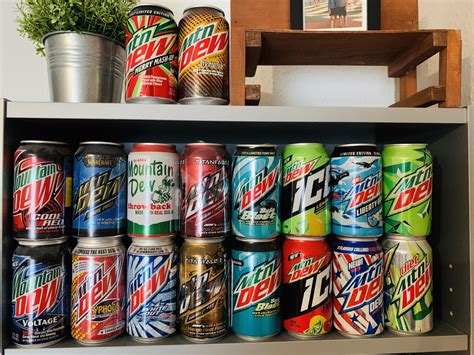 German Mtn Dew collection (imported cans or bought in the US during ...