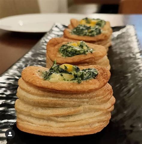 Spinach & cheese Vol au Vents : FoodPorn