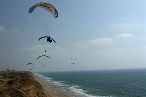 Paraglider crashes into Ashdod beach | The Times of Israel