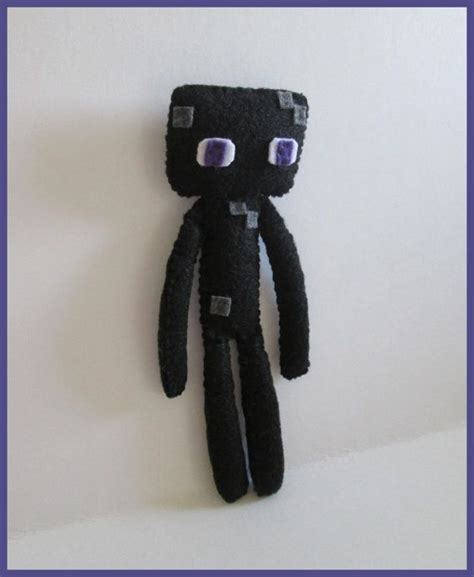 Enderman Plush Inspired by Minecraft (Unofficial) | Felt plushie, Plush ...