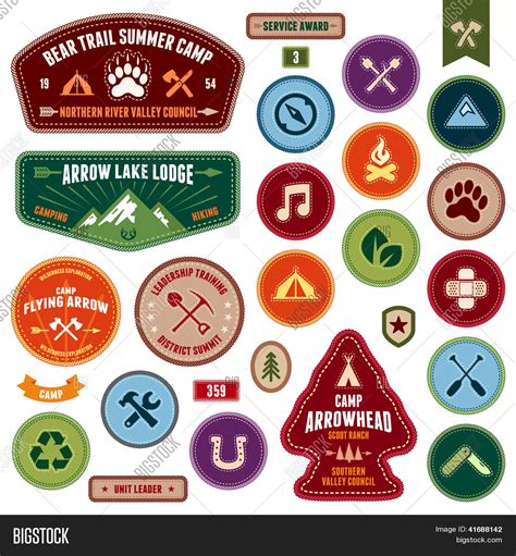 Scout Badges Vector & Photo | Bigstock