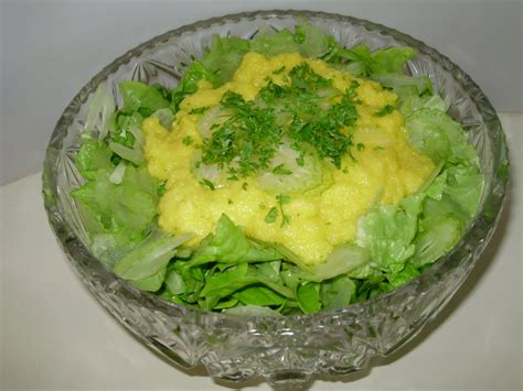 My Salad Collection: Baby Romaine Lettuce With Mango Dressing