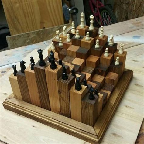 Novelty Handmade Chess Board in 2021 | Diy chess set, Chess board, Wood ...