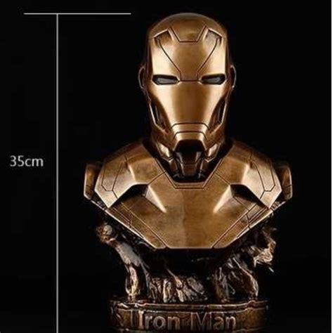 Ironman Mark 46 1/2 Half Body Figurine Avenger Iron Man Hulk, Hobbies ...