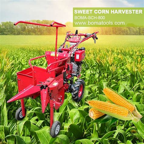 Manufacturer Supply Walk-behind Mini Corn Harvester for Grain - BOMA Garden Tools | Harvester ...