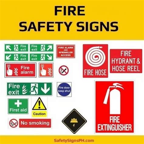 Reflective Aluminium Fire Safety Sign Board, Thickness: 5-10mm at Rs 200/square feet in ...