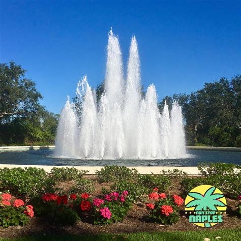 The fountain outside The Pelican Marsh Community in Naples, Florida. Right outside the gates ...