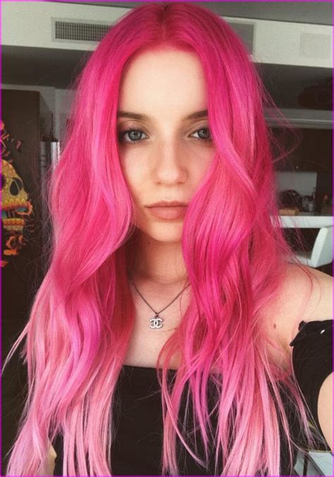 20 Gorgeous Pink Hair Color Ideas - Hair Colour Style | Bright pink ...