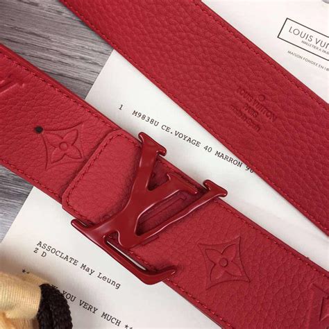 LOUIS VUITTON CLASSIC RED BELT 2019 – billionairemart