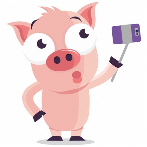 Emoji, emoticon, pig, selfie, smiley, sticker icon - Download on Iconfinder