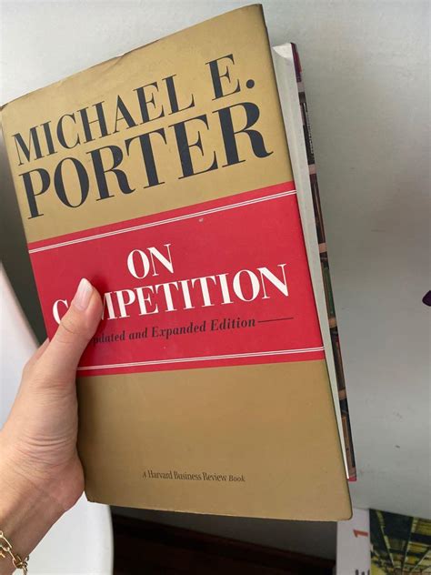 Michael E Porter - Book on Competition, Books & Stationery, Textbooks ...