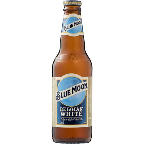 Calories in Blue Moon Belgian White Wheat Beer Bottle calcount