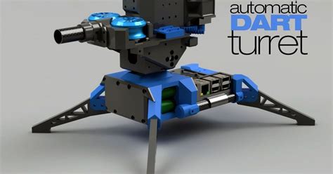 Nerf Dart Turret - Brushless - WiFi - WIP by M. Tops | Download free STL model | Printables.com