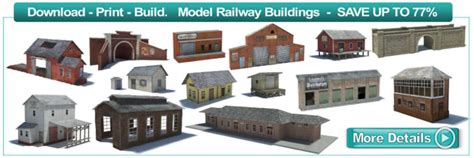 Model Railway Train Buildings | Model railway, Railway, Building