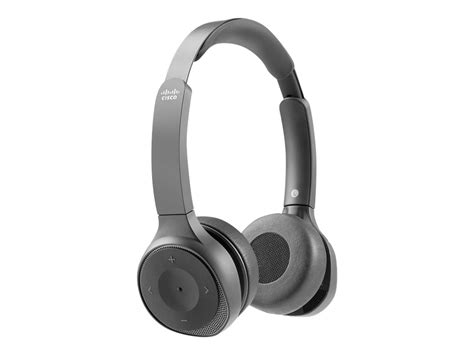 Cisco Headset 730 - Headset - on-ear - Bluetooth - wireless - active noise canceling - USB, 3.5 ...