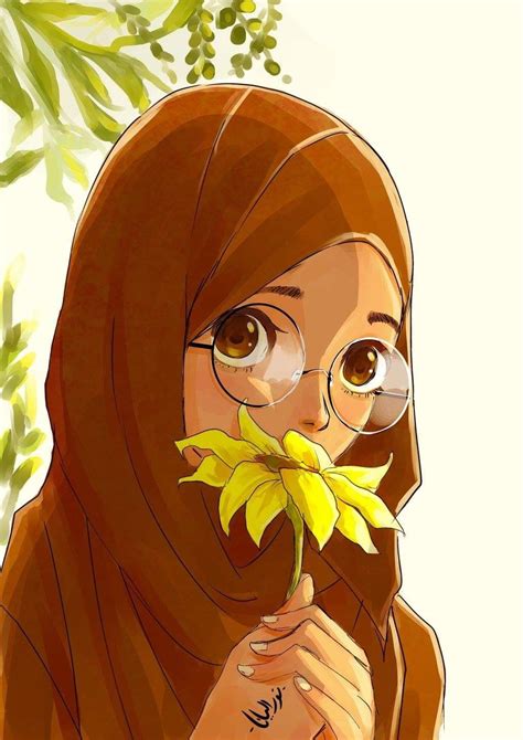 Islamic anime | Ilustrasi karakter, Wallpaper kartun, Anime kawaii