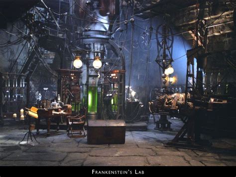 Frankenstein's laboratory (Van Helsing) Mad Scientist Halloween, Mad Scientist Lab, Mechanical ...