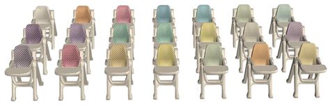 Mod The Sims - Toddler Month - EA High Chairs Polkadots in MLC Palette