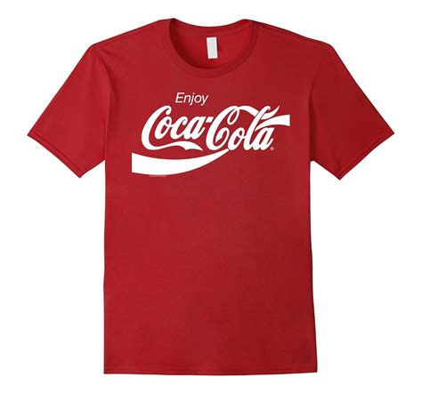 Coca-Cola Retro White Enjoy Logo Graphic T-Shirt-ANZ – Anztshirt